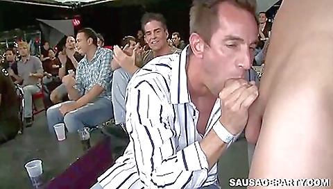 All-gay Public Party Video With A Big-dicked Stripper - Sausage Party