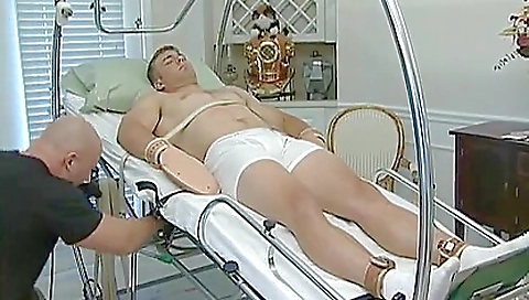 Bald Male Is Roping His Horny Muscular Client