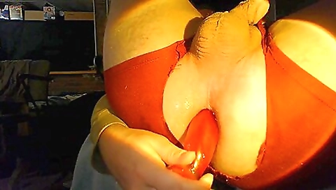 Femboy Takes Dildo And Cums Three Times